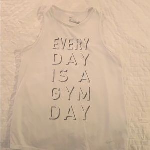 White Nike Pro tank top Xsmall